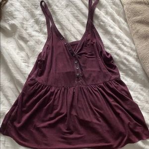 American Eagle maroon tank top size small